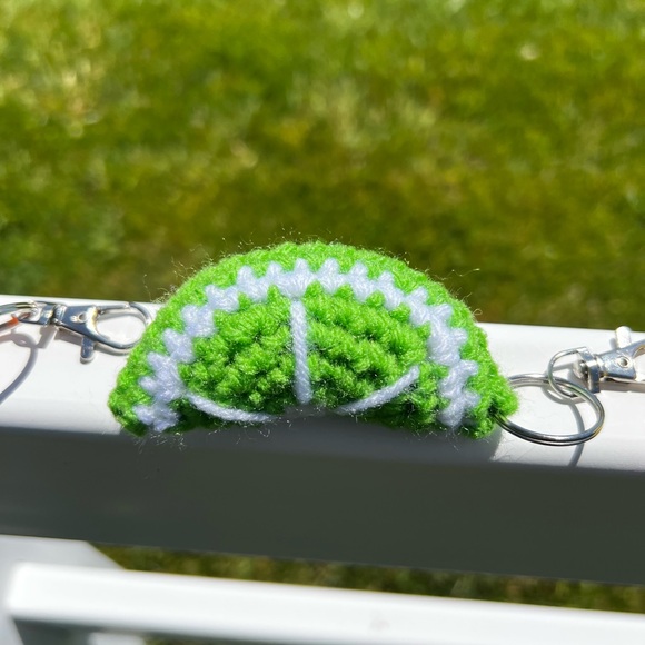 3/$20 Hand Crocheted Fruit Slice Keychain & Bag Charm! - Picture 8 of 17
